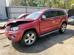 Salvage cars for sale at Austell, GA auction: 2014 Jeep Grand Cherokee Overland