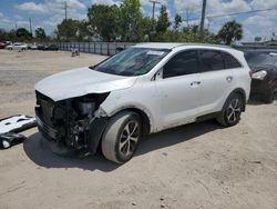 Salvage cars for sale from Copart Riverview, FL: 2016 KIA Sorento EX