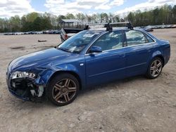 Salvage cars for sale from Copart Charles City, VA: 2007 Audi A4 2.0T Quattro