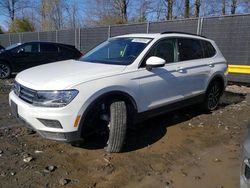 Salvage cars for sale at Waldorf, MD auction: 2021 Volkswagen Tiguan SE