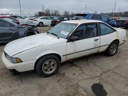 Salvage cars for sale at Woodhaven, MI auction: 1990 Chevrolet Cavalier Base