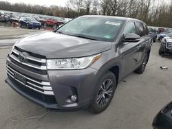 Toyota Highlander salvage cars for sale: 2019 Toyota Highlander LE