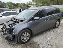 Salvage cars for sale from Copart Fairburn, GA: 2014 Honda Odyssey EXL