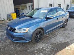 Salvage cars for sale at Grenada, MS auction: 2016 Volkswagen Jetta SE