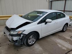 Salvage cars for sale at Haslet, TX auction: 2015 Honda Civic LX