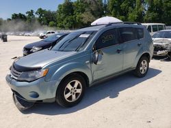 Salvage cars for sale from Copart Ocala, FL: 2007 Mitsubishi Outlander ES