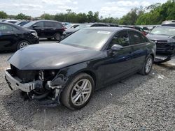 Salvage cars for sale from Copart Riverview, FL: 2017 Audi A4 Premium