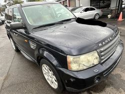 Land Rover salvage cars for sale: 2007 Land Rover Range Rover Sport HSE