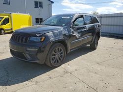 Jeep Grand Cherokee Overland salvage cars for sale: 2019 Jeep Grand Cherokee Overland