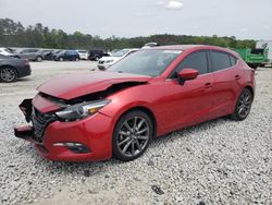 Salvage cars for sale at Ellenwood, GA auction: 2018 Mazda 3 Grand Touring