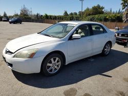 Honda salvage cars for sale: 2005 Honda Accord EX