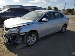 Salvage cars for sale at San Diego, CA auction: 2016 Nissan Sentra S