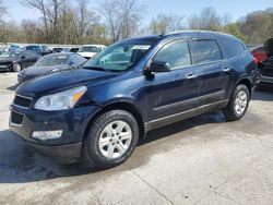 Salvage cars for sale from Copart Ellwood City, PA: 2011 Chevrolet Traverse LS