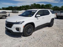 Salvage cars for sale at New Braunfels, TX auction: 2022 Chevrolet Traverse RS