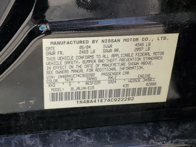 2004 Nissan Maxima SE