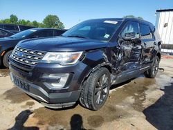 Vehiculos salvage en venta de Copart Shreveport, LA: 2017 Ford Explorer XLT