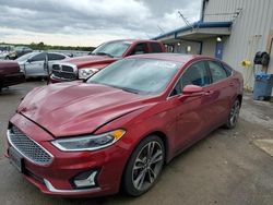 Ford salvage cars for sale: 2019 Ford Fusion Titanium