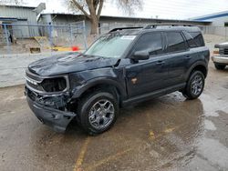 Salvage cars for sale at Albuquerque, NM auction: 2022 Ford Bronco Sport Badlands