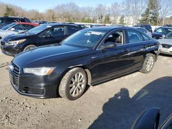 Salvage cars for sale at North Billerica, MA auction: 2016 Audi A6 Premium Plus