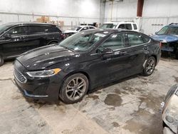 Salvage cars for sale from Copart Milwaukee, WI: 2020 Ford Fusion SEL
