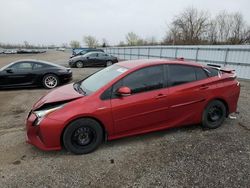 Salvage cars for sale from Copart London, ON: 2018 Toyota Prius