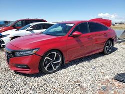 Salvage cars for sale from Copart Magna, UT: 2018 Honda Accord Sport