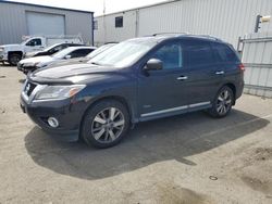 Salvage cars for sale from Copart Vallejo, CA: 2014 Nissan Pathfinder SV Hybrid