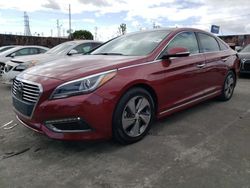 Salvage cars for sale from Copart Wilmington, CA: 2016 Hyundai Sonata Hybrid