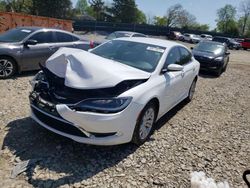 Salvage cars for sale from Copart Madisonville, TN: 2016 Chrysler 200 Limited