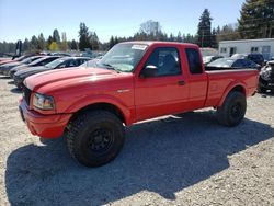 Salvage cars for sale from Copart Graham, WA: 2003 Ford Ranger Super Cab
