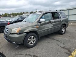 Salvage cars for sale at Pennsburg, PA auction: 2007 Honda Pilot EXL