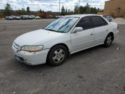 Honda salvage cars for sale: 1998 Honda Accord EX