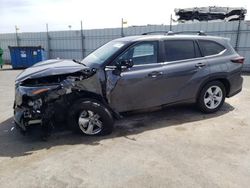 Salvage cars for sale at Antelope, CA auction: 2024 Toyota Highlander LE