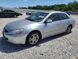 Salvage cars for sale at New Braunfels, TX auction: 2007 Honda Accord EX