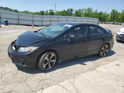 Salvage cars for sale from Copart Lumberton, NC: 2014 Honda Civic SI