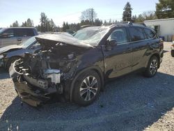 Salvage cars for sale at Graham, WA auction: 2020 Toyota Highlander XLE