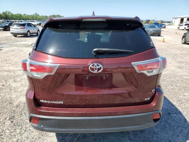 2015 Toyota Highlander LE