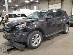 Salvage cars for sale at Blaine, MN auction: 2015 Chevrolet Equinox LT