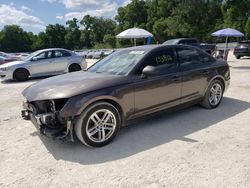 Salvage cars for sale from Copart Ocala, FL: 2017 Audi A4 Premium