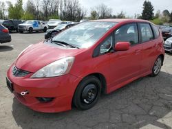 Honda FIT Sport salvage cars for sale: 2010 Honda FIT Sport