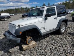 Jeep Wrangler Sport salvage cars for sale: 2016 Jeep Wrangler Sport