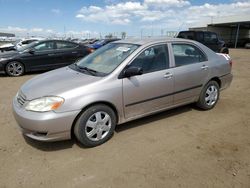 Toyota Corolla salvage cars for sale: 2003 Toyota Corolla CE