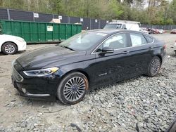 Salvage cars for sale at Waldorf, MD auction: 2018 Ford Fusion SE Hybrid