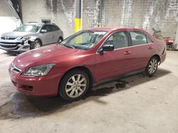 Salvage cars for sale at Chalfont, PA auction: 2007 Honda Accord SE