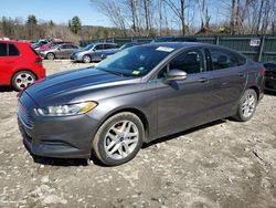 Salvage cars for sale from Copart Candia, NH: 2014 Ford Fusion SE