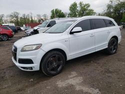 Salvage cars for sale from Copart Baltimore, MD: 2013 Audi Q7 Prestige