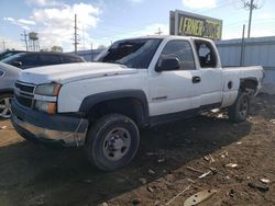 Salvage cars for sale from Copart Chicago Heights, IL: 2006 Chevrolet Silverado K2500 Heavy Duty
