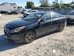 Salvage cars for sale from Copart Opa Locka, FL: 2015 Hyundai Sonata ECO