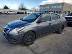 Salvage cars for sale at Littleton, CO auction: 2017 Nissan Versa S