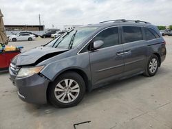 Salvage cars for sale at Grand Prairie, TX auction: 2014 Honda Odyssey EXL